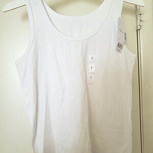 Baleno Ladies Exclusive White Sleeveless Tank Top Womens Medium